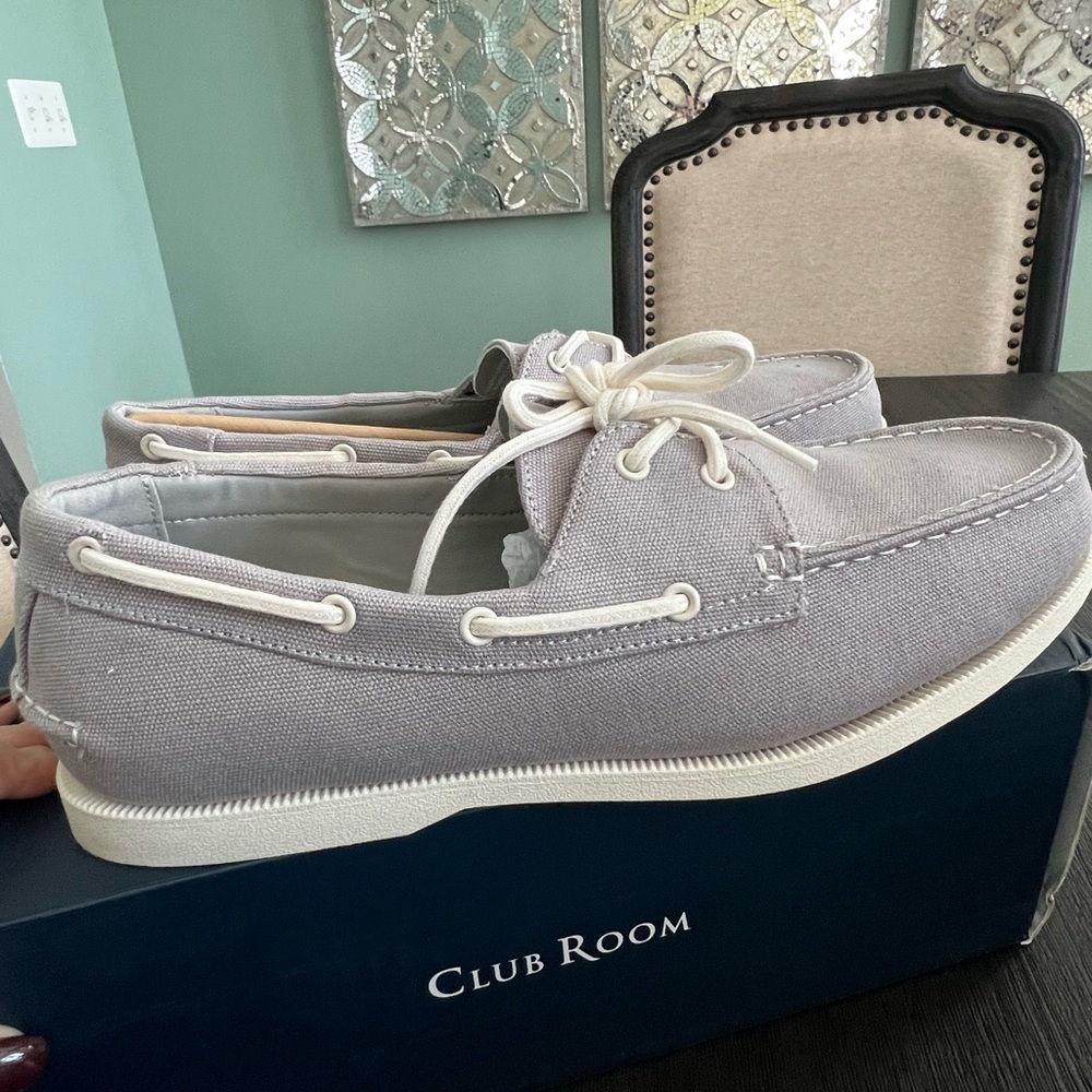 Club Room Canvas Elliot Canvas Loafers - Picture 4 of 6